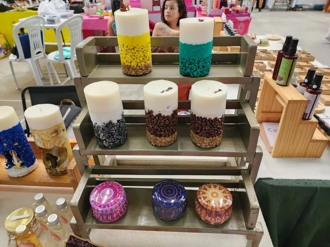 Velas artesanais decorativas