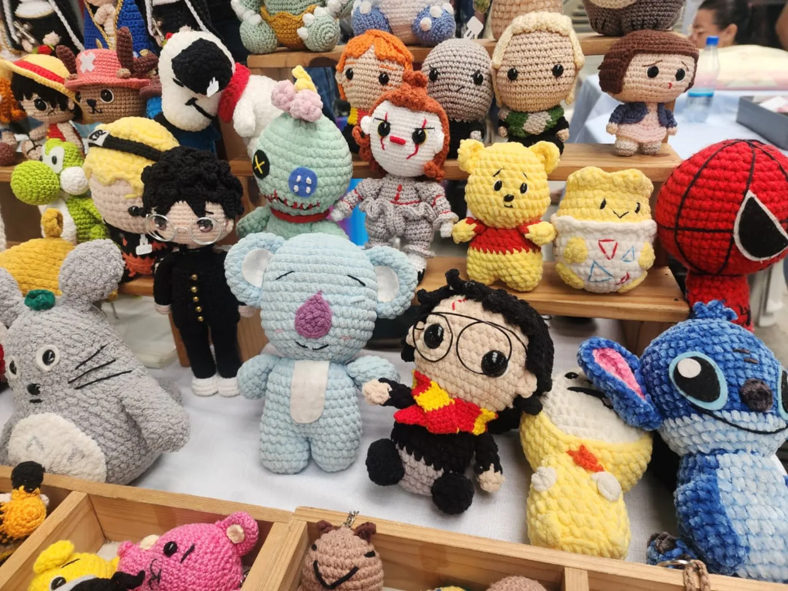 Bonecos de crochê inspirados em filmes e desenhos